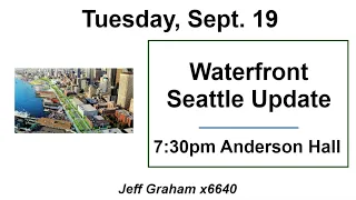 Waterfront Seattle Update - 9/19/23