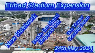 The Etihad Stadium Expansion - 24th May - Manchester City Fc - Latest Updates - A lot of progress