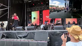 Live on Coke stage (calgary stampede)