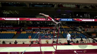 LEE Eun Ju (KOR) - 2018 Artistic Worlds, Doha (QAT) - Qualifications Uneven Bars