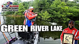 Green River Lake Kayak Tournament - Tough day of fishing - 3rd Place Finish - Jackson Kayak Trail