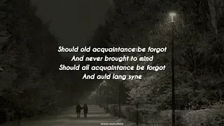Lea Michele - Auld Lang Syne (lyrics) From the New Year's Eve