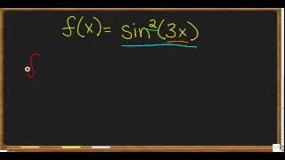 Chain Rule with Trig Functions