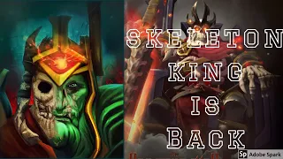 skeleton king is back ? See Wraith King ARCANA dota 2 2020 battle pass.