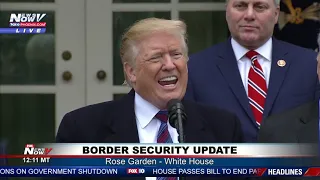 TRUMP MESSAGE: Build The Wall - FULL Border Security News Conference