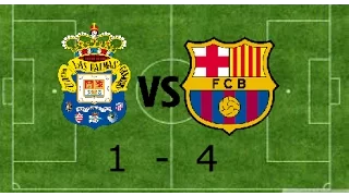 Las Palmas Vs Barcelona 1-4 - La Liga 14/05/2017 HD.