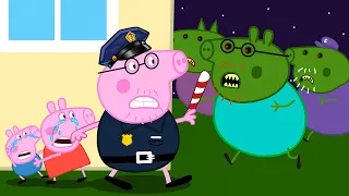 Zombie Apocalypse, Zombies Appear At The City Police🧟‍♀️ | Peppa Pig Funny Animation