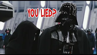 Why Vader Originally Decided to Turn on the Emperor - Not to Save Luke (Canon)