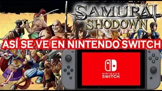 ASÍ SE VE Samurai Shodown en Nintendo Switch. Me ha gustado el estilo SNK