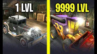 MAX LEVEL HALLOWEEN ZOMBIE CAR EVOLUTION! Max Level Speed! All Cars Unlocked in Zombie Derby 2!