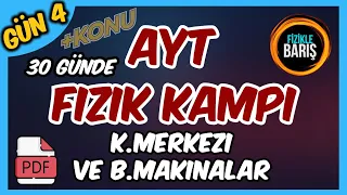 AYT FİZİK KAMPI-4 (KÜTLE VE AĞIRLIK MERKEZİ-BASİT MAKİNELER)