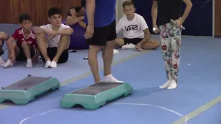 EUROPEAN GYMNASTICS MAG JUNIOR CAMP THESSALONIKI 2021 POMMEL HORSE special physical preparation