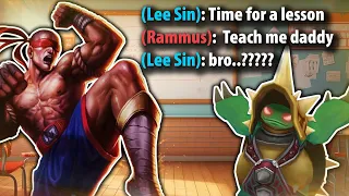 SEXY LEE SIN TEACHES RAMMUS A LESSON *HOW TO*