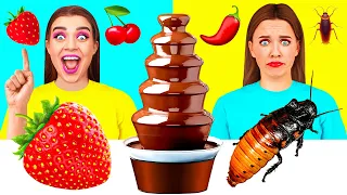 Desafío De Fuente De Chocolate | Batalla Comestible por BooBoom Challenge