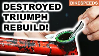 Triumph Road Bike Restoration! FULL VINTAGE REBUILD!