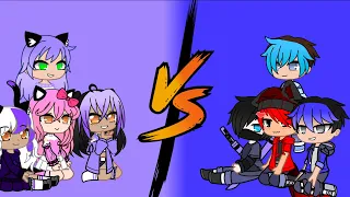 Girl vs Boy singing battle (ships Aarmau,kitin,piercin, Zane-Chan)