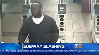 Subway Slashing Suspect Sought