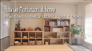 DIY Practical Life Acitivity for 2 year old | SHELF WORK & DAILY TASKS | How we Montessori at home