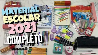 MEU MATERIAL ESCOLAR COMPLETO CHEIO NOVIDADES! CAROL TEIXEIRA