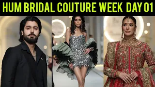 Hum Bridal Couture Week - Mehwish Hayat - Zaviyar Nauman - Fahad Hussyn