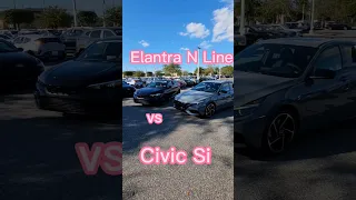 Versus: Elantra N Line vs. Civic Si