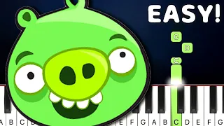 Bad Piggies Main Theme | EASY Piano Tutorial