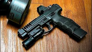 HK VP9L with Trijicon SRO and Surefire X300