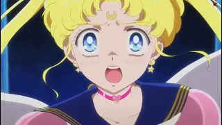 Sailor Moon Cosmos : Tuxedo Mask and Chibimoon dies