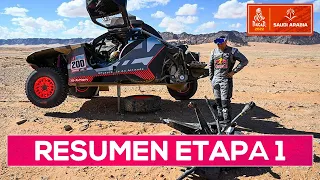 Sainz se deja dos horas y Peterhansel arranca una rueda | Resumen Etapa 1 Dakar 2022 - SoyMotor.com