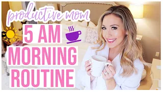 5 AM PRODUCTIVE MOM MORNING ROUTINE | MORNING SCHEDULE FOR SAHM OR WORKING MOM Brianna K bitsofbri