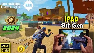 【4K】♥ iPad 9th Gen BGMI Test 2024 | iPad 9th Generation BGMI 3.1 Update Gameplay | iPad Gameplay