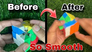 How To Make Rubik's Cube More Faster And Smoother | Lube Your Cube Without Lubricant And Oil