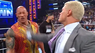Cody Rhodes ataca a The Rock- WWE SmackDown 8 de Marzo 2024 Español