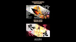 All Yamamoto Bankai Special Moves in Bleach Brave Souls