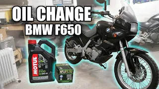 Oil Change | BMW F650 | Maintenance