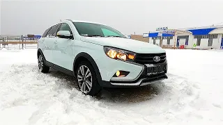 2018 LADA VESTA SW CROSS 1.6 (106). Обзор (интерьер, экстерьер, двигатель).