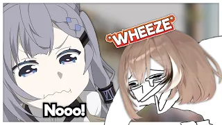 Mumei cant stop Laughing when Zeta being PON streamer...