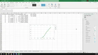 Size-at-maturity plot (Excel)