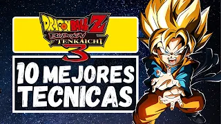 Las 10 Mejores Técnicas de Dragon Ball Z Budokai Tenkaichi 3