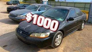 Cheap Copart $1000 2001 Honda Accord EX V6 - Run and Drive?