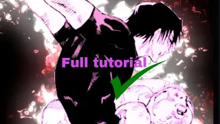 Full aura tutorial capcut easy tutorial #capcut #animeedit #jujutsukaisen  #tutorial