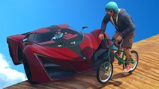 САМЫЙ СЛОЖНЫЙ ПАРКУР НА BMX! (GTA 5 Смешные Моменты)