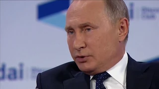 Watch a rare public address by Vladimir Putin from the Valdai Discussion Club in Sochi