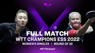 FULL MATCH | Sofia Polcanova vs Georgina Pota | WS Rd 32 | WTT Champions ESS 2022