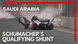 2022 Saudi Arabian GP Recreation: Schumacher’s Huge Qualifying Shunt