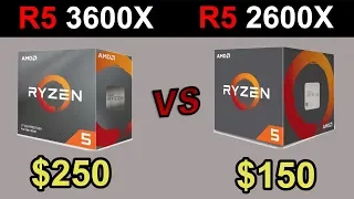 Ryzen 5 3600X vs. Ryzen 5 2600X | 1080p | 15 Games
