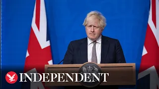 Live: Boris Johnson holds Covid news conference
