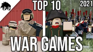 Top 10 Best War Games on Roblox | 2021