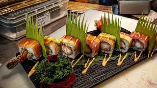 Japanes Sushi || Red Dragon Roll 🥐||khas Patti vlogs