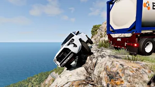 Cliff Drops [1] ▶️  BeamNG DRIVE Realistic Cars Crash Gameplay